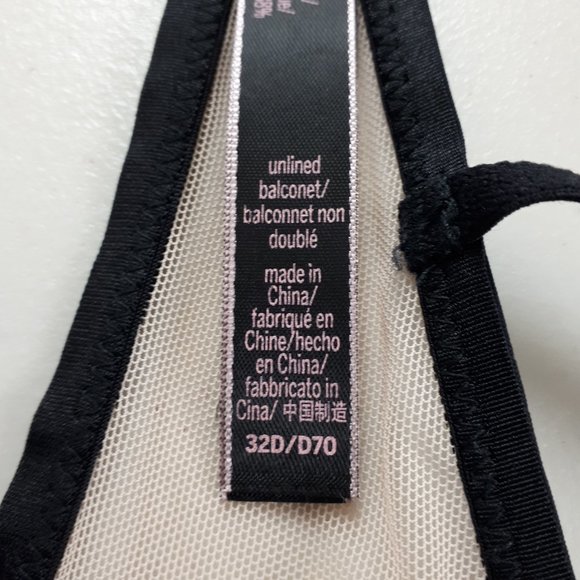 Victoria’s Secret Pink Mesh Dragon Lace Balconette Bra - Picture 6 of 8